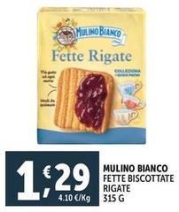Mulino Bianco - Fette Riscottate Rigate