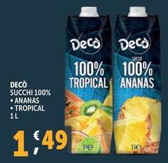 Tropical - Succhi 100% Ananas/
