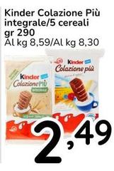 Kinder - Colazione Più Integrale/5 Cereali