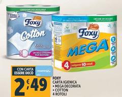Foxy - Carta Igienica Mega Decorata/Cotton