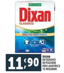 Dixan - Detersivo In Polvere Per Lavatrice 72 Misurini