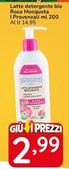 I Provenzali - Latte Detergente Bio Rosa Mosqueta