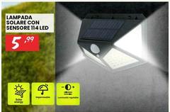 Lampada Solare Con Sensore 114 Led