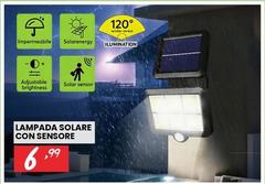 Lampada Solare Con Sensore
