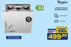 Whirlpool - Lavastoviglie W1030S40PEIG