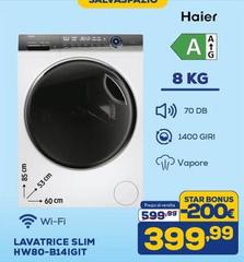 Haier - Lavatrice Slim HW80-B14IGIT