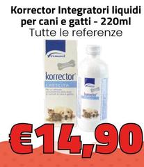 Korrector - Intergradori Liquidi Per Cani E Gatti