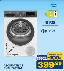 Beko - Asciugatrice BMEUT481SAI