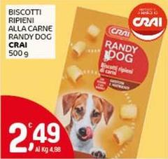 Crai - Biscotti Ripieni Alla Carne Randy Dog