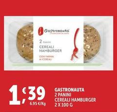 Gastronauta - 2 Panini Cereali Hamburger