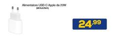 Apple - Alimentatore Usb-c  Da 20W