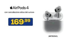 Airpods 4 Con Cancellazione Attiva Del Rumore