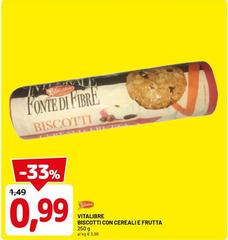 Vitalibre - Biscotti Con Cereali E Frutta