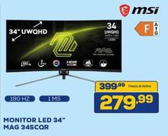 Msi - Monitor Led 34