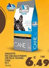 Purams - Crocchette Per Cani Adulti  Con Pollo, Tacchino E Riso