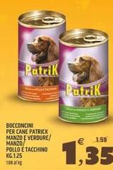 Patrik - Bocconcini Per Cane Vegetale Manzo/Pello E Tacchino