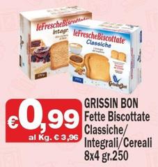 Grissin bon - Fette Biscottate Classiche