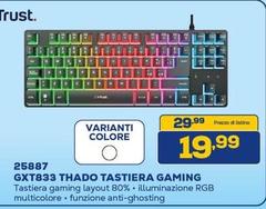 Trust - GXT823 Thado Tastiera Gaming