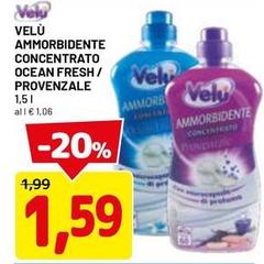 Velù -  Ammorbidente Concentrato Ocean Fresh/Provenzale