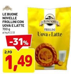 Le buone novelle - Le Buone Novelle Frollini Con Uova E Latte
