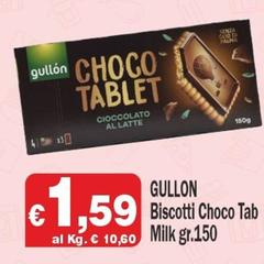 Gullon - Biscotti Choco Tab Milk