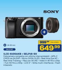 Sony - ILCE-6100AKB + SLP16-50