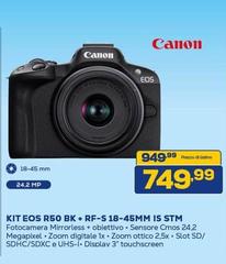 Canon - EOS R50 BK + RF-S 18-45MM IS STM