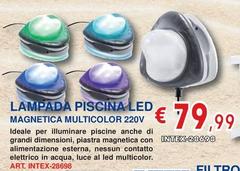 Lampada Piscina LED Magnetica Multicolor