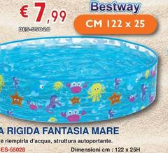 Bestway - Piscina Rigida Fantasia Mare