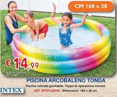 Intex - Piscina Arcobaleno Tonda