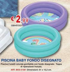Bestway - Piscina Baby Fondo Disegnato