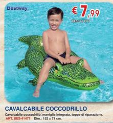 Bestway - Cavalcabile Coccodrillo
