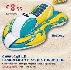 Bestway - Cavalcabile Design Moto D'Acqua Turbo Tide