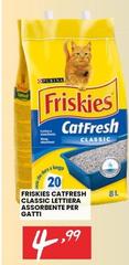 Purina - Friskies Catfresh Classic Lettiera Assorbente Per Gatti