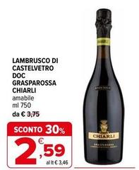 Chiarli - Lambrusco Di Castelvetro DOC Grasparossa