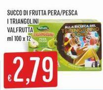 Valfrutta - Succo Di Frutta Pera/Pesca I Triangolini