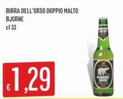 Bjorne - Birra Dell'Orso Doppio Malto