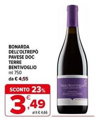 Terre Bentivoglio - Bonarda Dell'Oltrepò Pavese DOC