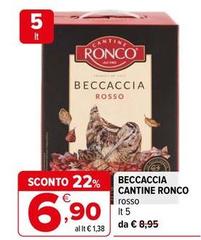 Cantine ronco - Beccaccia