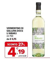 Vermentino Di Gallura Docg
