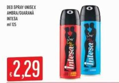 Intesa - Deo Spray Unisex Ambra/Guaraná