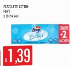 Foxy - Fazzoletti Cotton