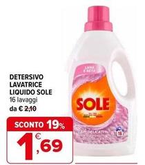 Sole - Detersivo Lavatrice Liquido