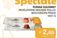 Purina - Gourmet Revelations Mousse Pollo/ Bocconcini Pesce