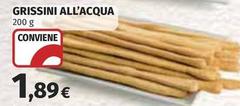 Grissini All'Acqua