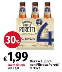 Angelo poretti - Birra 4 Luppoli Non Filtrata