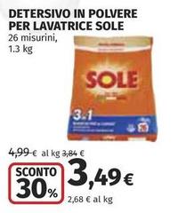 Sole - Detersivo In Polvere Per Lavatrice