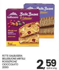 Galbusera - Fette Bellebuone Mirtilli Rossi/Fich/Cioccolato