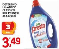 Bio Presto - Detersivo Lavatrice Classico