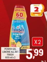 Finish - Power Gel Limone All In 1
